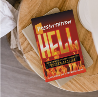 image of Presentation Hell book on the table