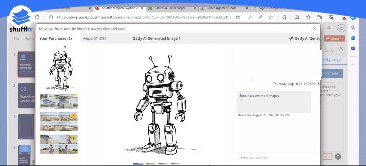 AI Prompt for effective image - Draw a Robot